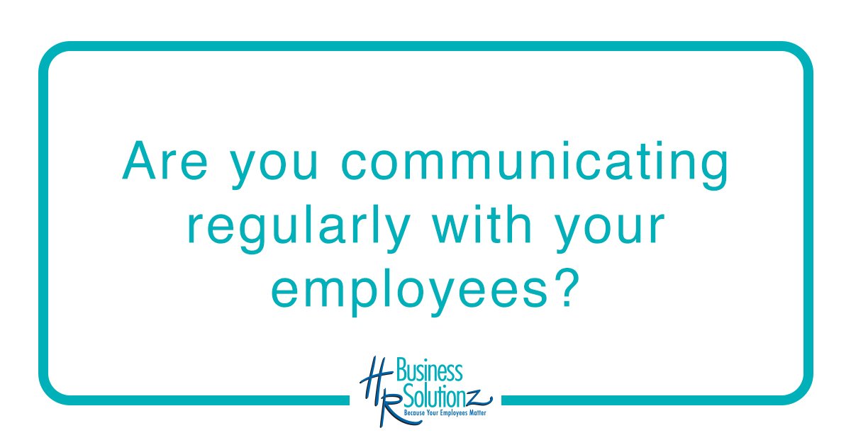 HRBizSolutionz's tweet photo. A communication strategy can increase employee productivity. Are you communicating regularly with your employees?

Productivity QuestionOfTheDay HRBusinessSolutionz https://t.co/YIow7LmMV9