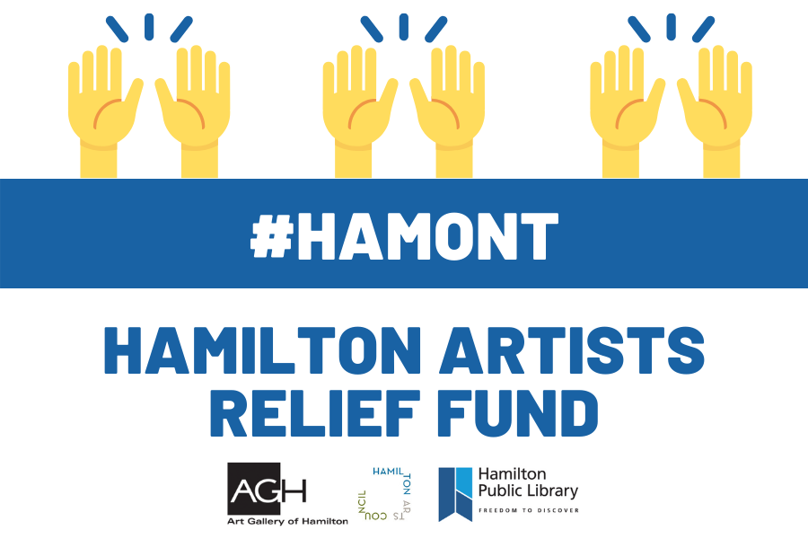 HamArtsCouncil's tweet photo. HAC are deeply #grateful for the support so far!

#Thankyou to our sponsors &amp; community partners; @HamiltonLibrary @TheAGH @CottonFactoryCA @hamartinc @MacMuseum 

Every single contribution makes a difference to a #HamOnt artist

Please consider donating: https://t.co/iCnISTtlXw https://t.co/q0yJ4hGGho