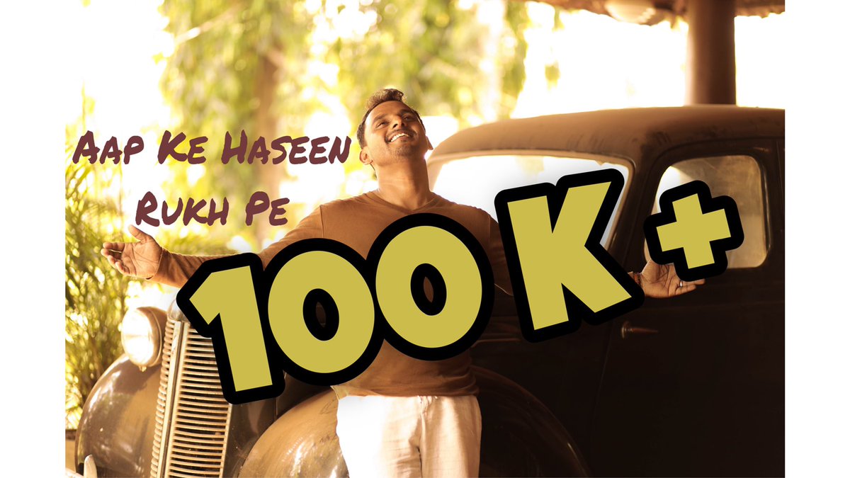 fahadyafsinger's tweet photo. Thanks a million for this 100K+ Hits  in youtube.. so happy to see our song is been accepted.. I am grateful .. https://t.co/v7v6fuHHBz https://t.co/PBKuWAseWv