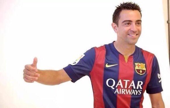 Una foto de Xavi con los Test