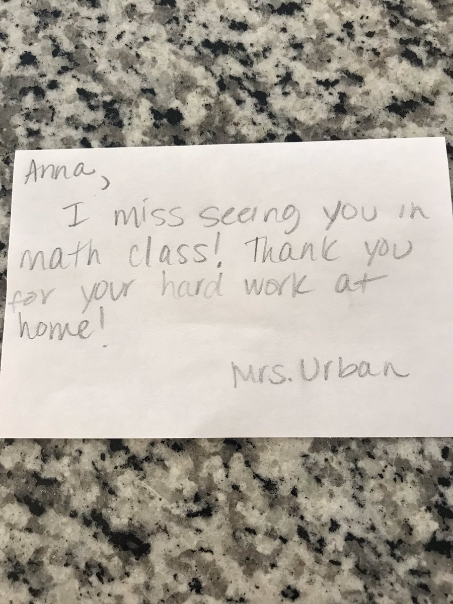 @OFalls_Bulldogs @OFCSDistrict @ofmsbulldogs This was personally dropped off (with a sucker attached-that was eaten immediately !!🍭😃) by my daughter’s 6th grade teacher! Thanks for being so KIND! #bulldogway #kindhearts