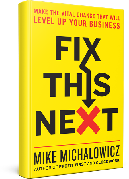 dorieclark's tweet image. If you ever feel trapped between stagnated sales, unhappy customers or employee turnover, Fix This Next by @MikeMichalowicz is your answer. Out today!

#FixThisNext #FTN #Entrepreneurs #FixYourBusiness #BHN #BusinessHierarchyofNeeds #MikeMichalowicz 

amzn.to/32R2irc