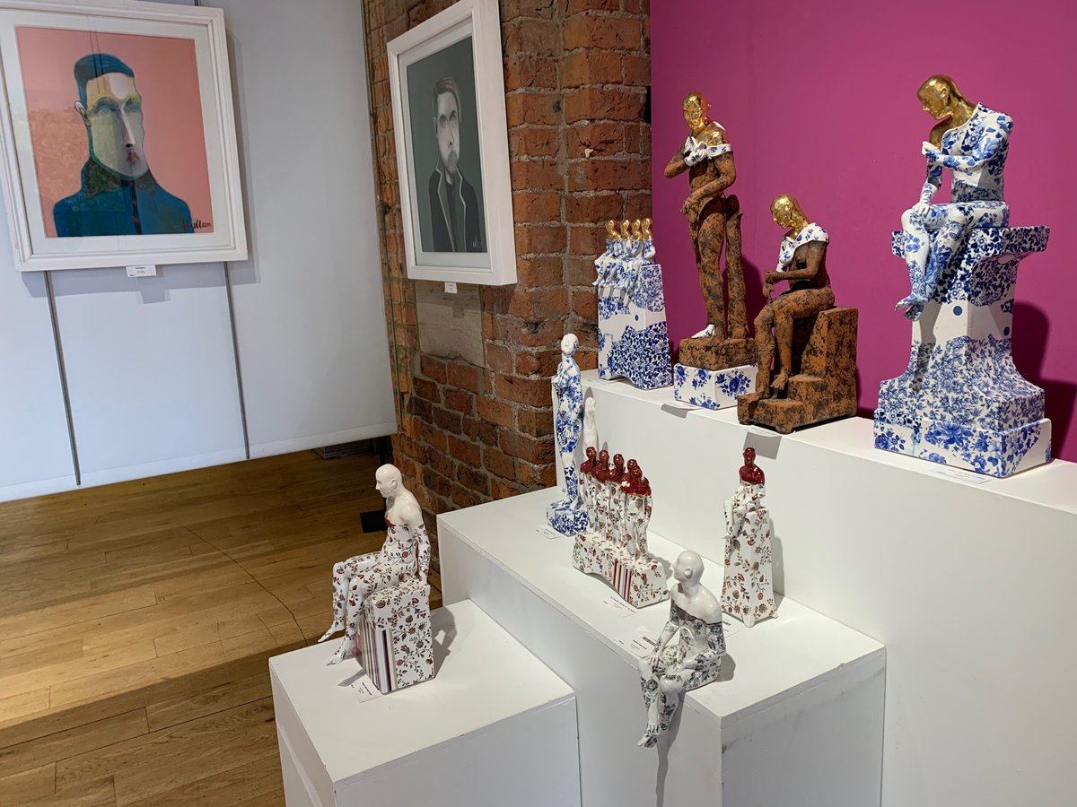 Inspired by art?⁠ Invest in The Biscuit Factory's future and help support our artists by buying a gift voucher to spend once we reopen and we'll add an extra 20% of it's value. Find out more on our website: soo.nr/jNaM Image: Sculptures by Pierre Williams