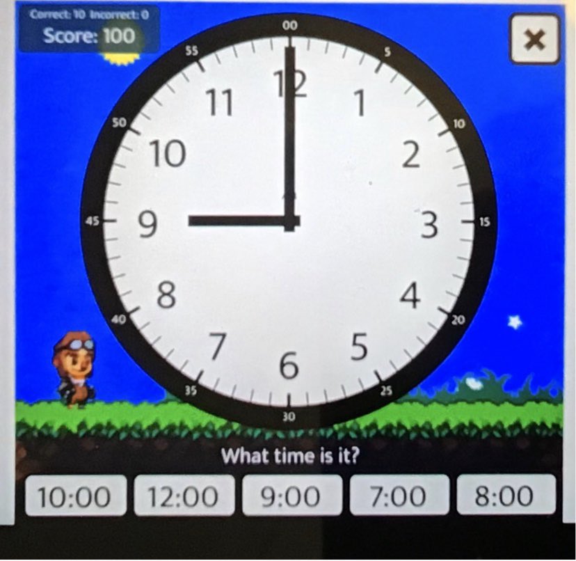 KateCyrus8's tweet photo. Telling time link in the @Seesaw Activity Library! 
Love it for remote learning! 💙#winfield34 https://t.co/c0wDTxJ3ES