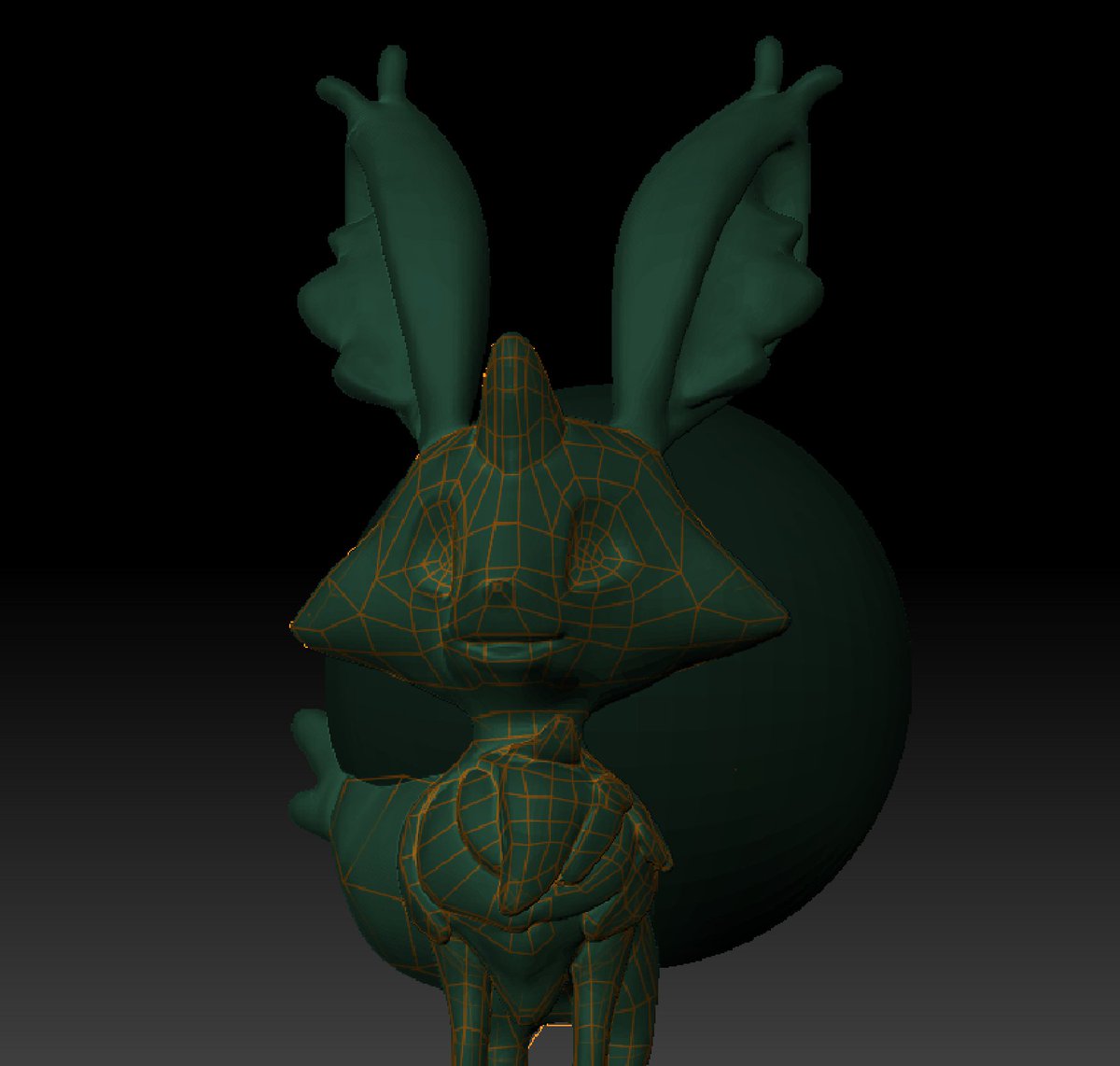 Avi_3d's tweet photo. Martes de estrujar la cabeza antes de hacer deporte con la retopología. 2ª vez que pruebo a hacer una a mano aunque sigue en wip #3Dtime https://t.co/UCjJZW7sTy