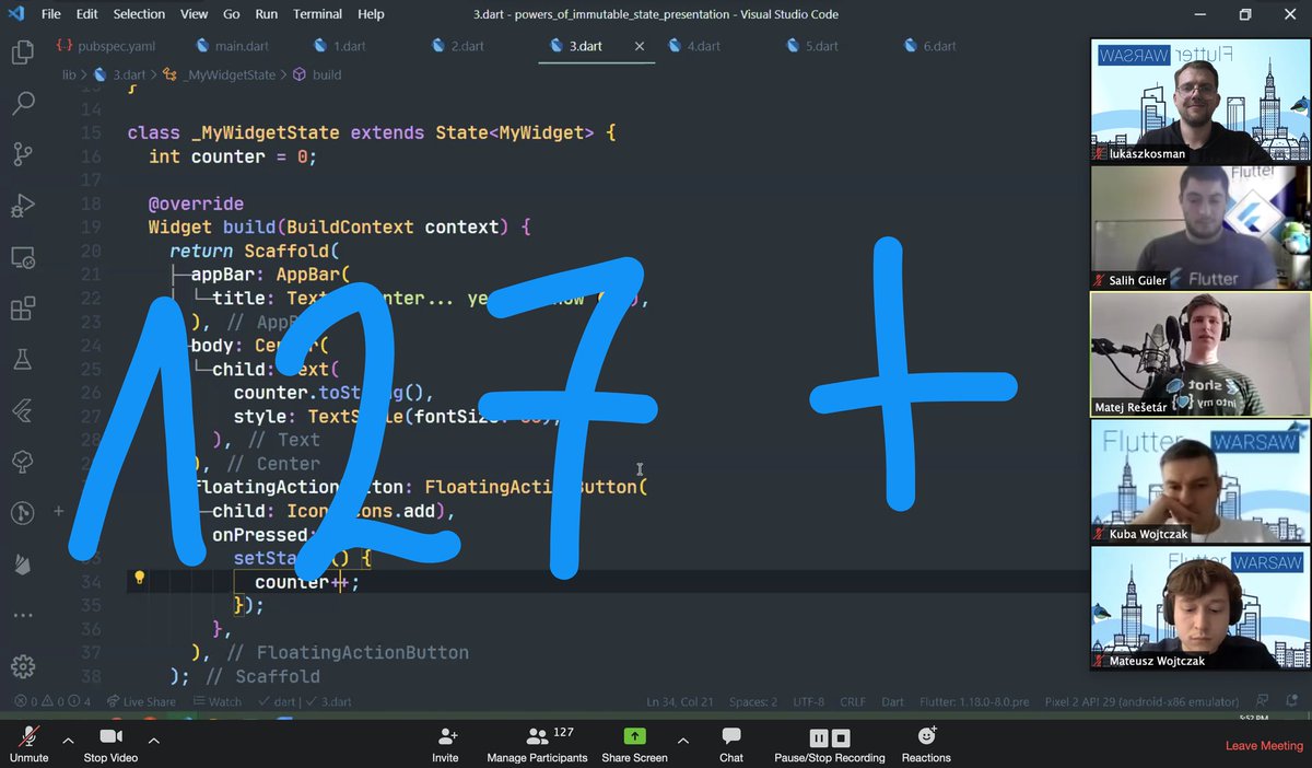 Flutter Warsaw 💙 tweet media