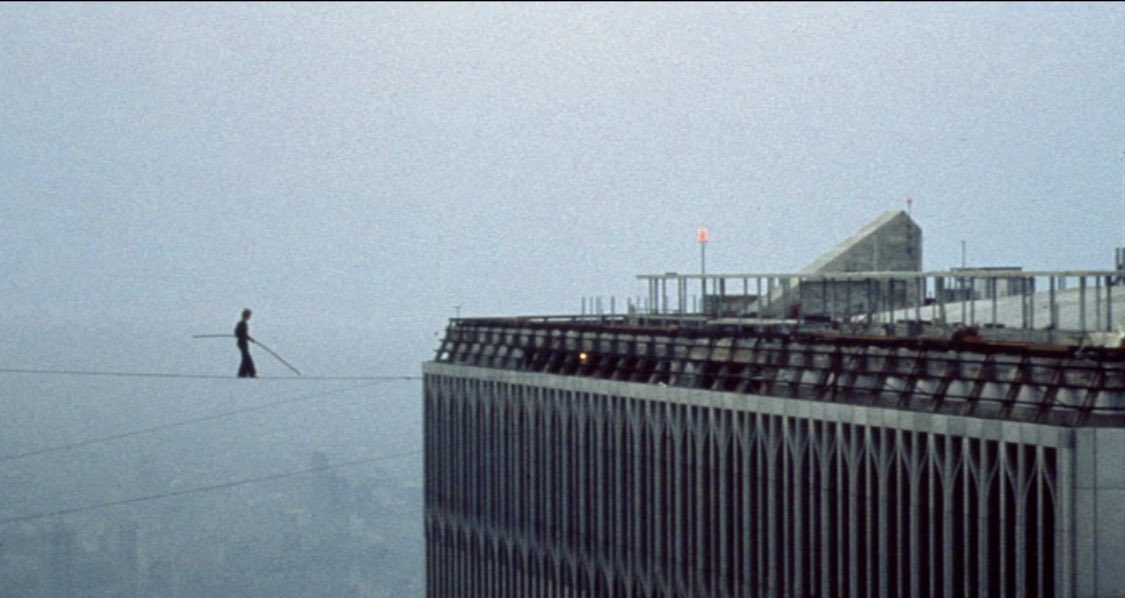 MAN ON WIRE (dir. James Marsh). First documentary on the list! And honestly my palms were sweaty the whole way  deffo would not advise if you’re scared of heights