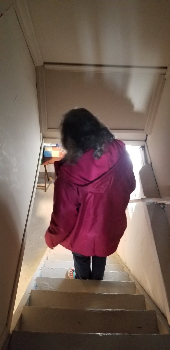 There she walks tired down into the basement again. My wife a #NursesCOVID19, she has been serving in the #COVID19 patients ward for 3 weeks - tested positive- recovered and tested negative and back to work. I dont know what I feel more  love, pride or worry
#NursesAreHeroes