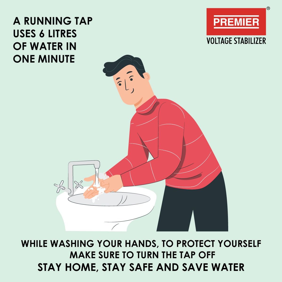 PStabilizer's tweet photo. Water conservation along with safety are the most important responsibilities of every individual during this pandemic time.

#PremierVoltageStabilizer #Voltage #StayHome #StaySafe #SaveWater #LoveDuringLockdown #Family #FamilyTime #safety #socialdistancing #socialdistance #covid https://t.co/zu2JEqL5PZ