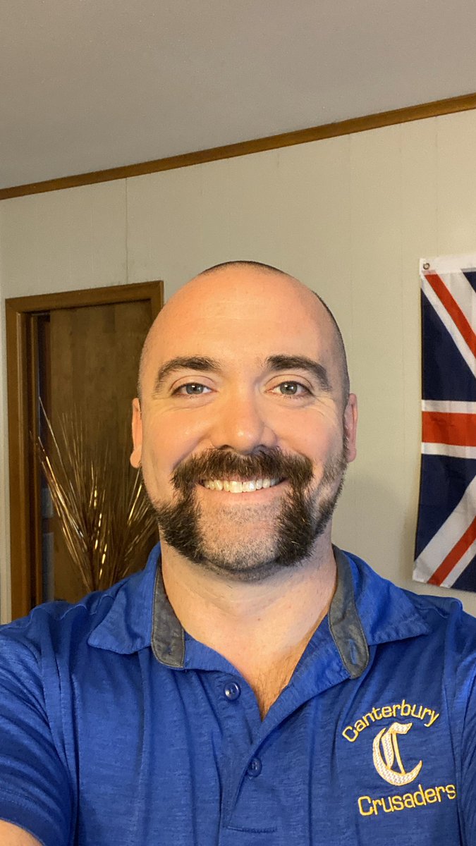 paulkostak's tweet photo. Oh the things we do for our students! #goodbyebeard #whydidIhavethemchoose @CanterburyFL https://t.co/6fj7YWWVLL