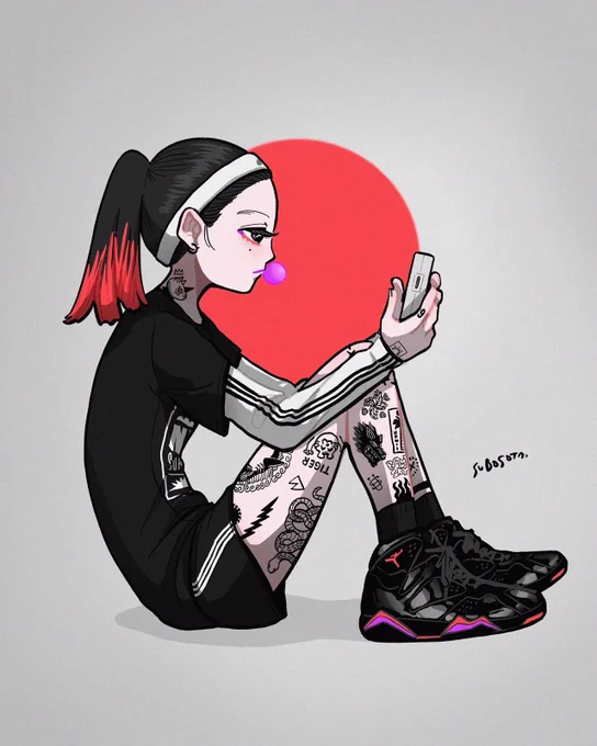 Hi my friends!  I am a Japanese illustrator.  If you see my work and like it, please spread this tweet.  Because I want many people to know me.  I am thankful that I got to have the opportunity of meeting you! 