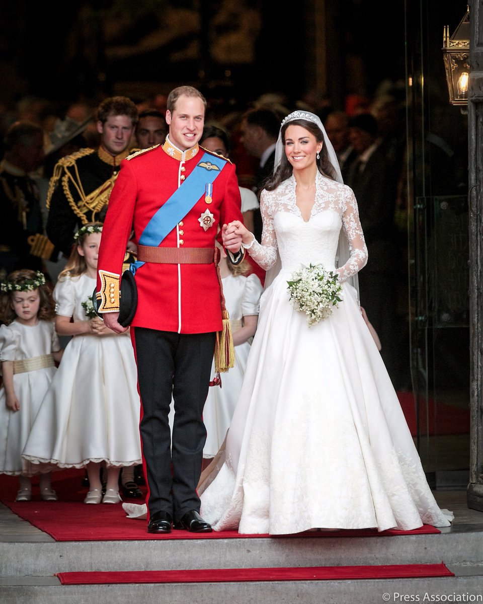 🎊 Nine years ago today — thank you for all your lovely messages on The Duke and Duchess of Cambridge's wedding anniversary!
