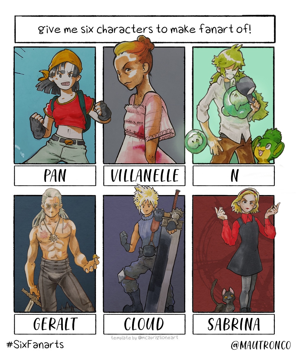 TroncoMau's tweet photo. A veces me tomo mi tiempo para acabar las cosas....#SixFanartsChallenge #pandbgt #npokemon #gerlat #cloud #sabrina https://t.co/cuwoMLQ8bq