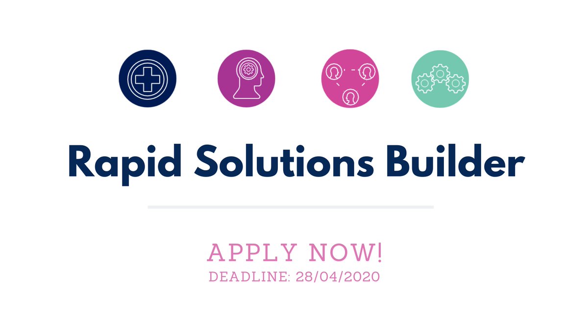 LAST CHANCE TO APPLY: Do you have a solution to challenges that will arise from the COVID-19 pandemic? Submit a solution to our Rapid Solutions Builder! Four solutions will receive £10,000 each, plus access to our global network of judges and mentors! oxfordfoundry.ox.ac.uk/oxfo-covid-19-……