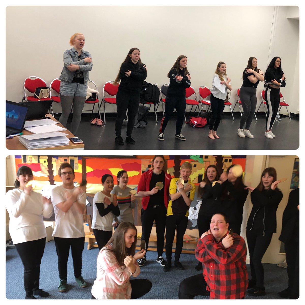 PerfArtsVWNC's tweet photo. Day 6: Children's Theatre Projects 

Old &amp; new...... https://t.co/NYpvgAl4my