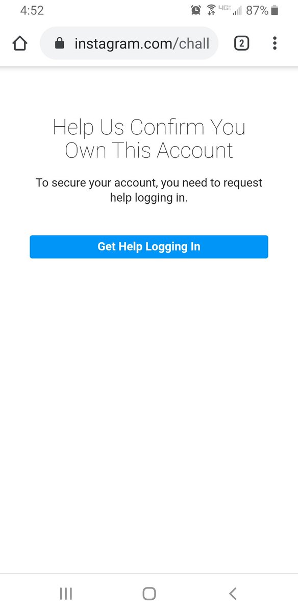 pjnelson70's tweet photo. @instagram Assistance, please. Can't access my account &amp; can't get any further than this screen. https://t.co/ebW4pUfqX8