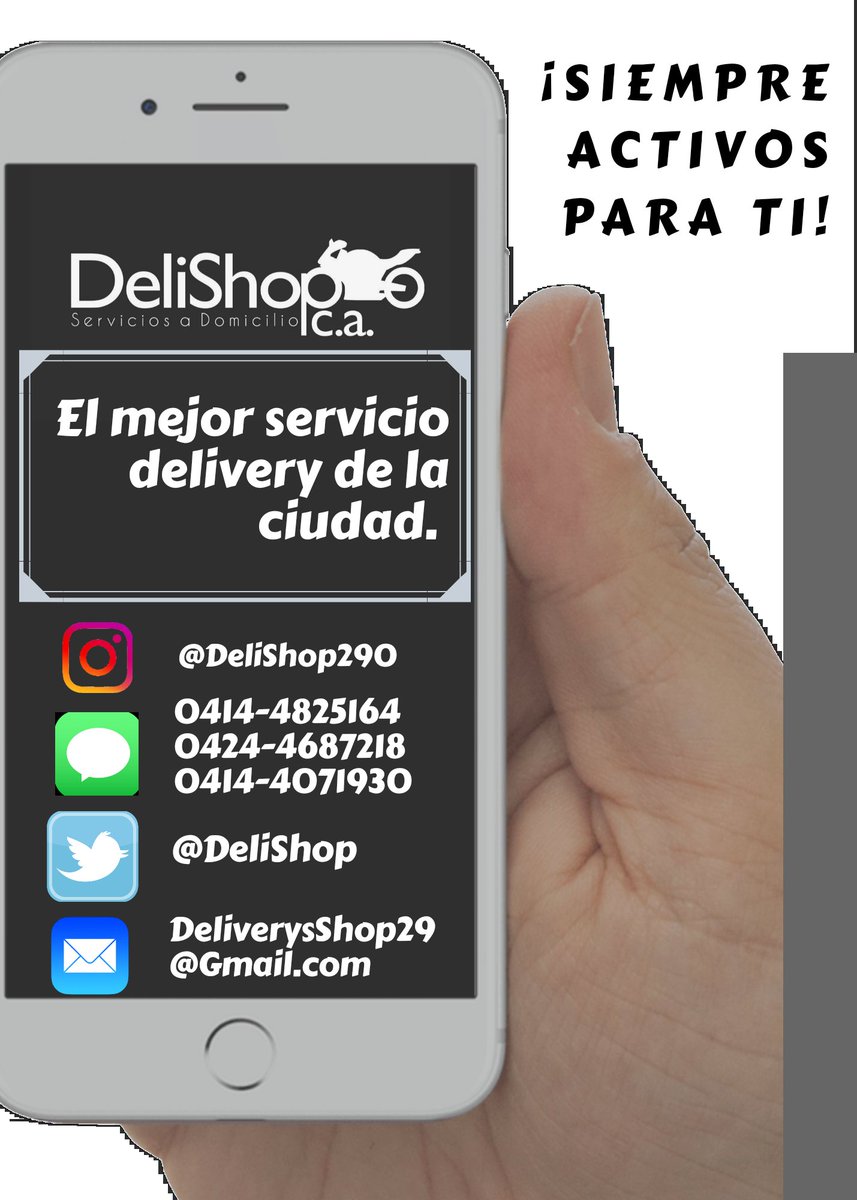 MauCabrera's tweet photo. Lo que necesites, donde lo necesites, @DeliShop lo lleva hasta tu puerta! El servicio a domicilio de tu confianza en Puerto Cabello. https://t.co/Ttd22DFcfC