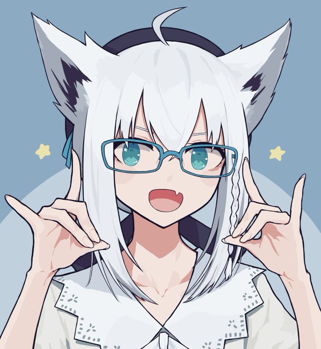 メガネ
#絵フブキ 