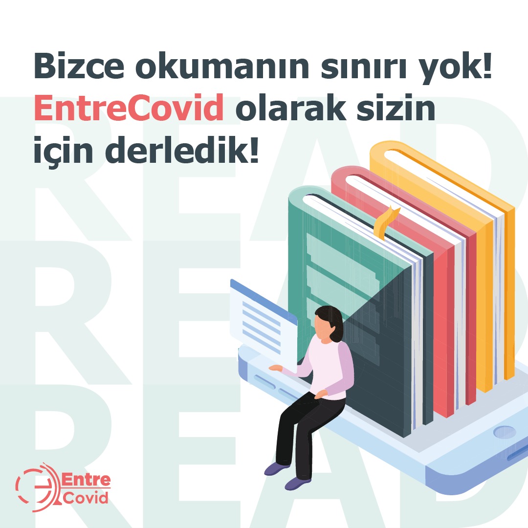 EntreCovid ekibi olarak bizce okumanın sınırı yok dedik ve birbirinden güzel içerikleri ayağınıza getirdik! 😎

1-Beyhan Budak - Karantina Günleri İçin Kitap, Dizi, Belgesel ve Podcast Önerileri
entrecovid.com/evdekal/aileve… 
2-Belirsizlik İçinde Yön Bulma
entrecovid.com/evdekal/genelk…