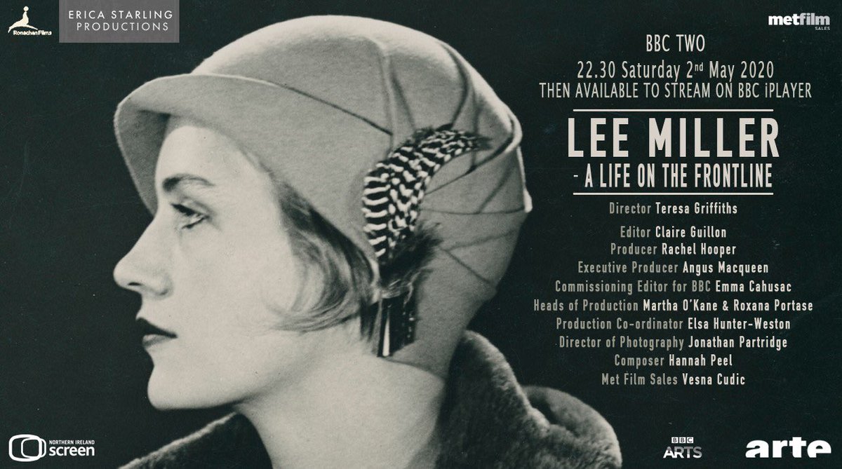 Hanpeel's tweet photo. A very special new documentary film will be broadcast this Saturday night on @BBCTwo 

Can not wait to share it with you all 
🎥🎵

#leemiller #model #ManRay #warphotographer https://t.co/PqcY2cxJ3V