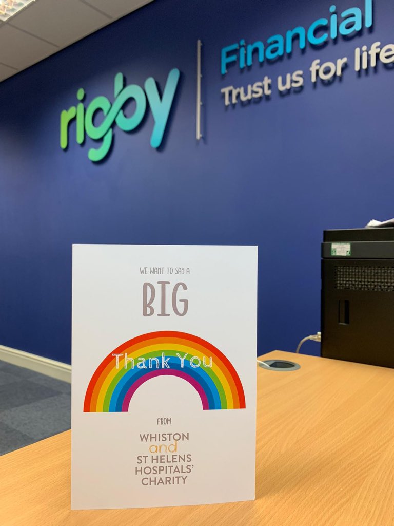 Rigby_financial's tweet photo. Lovely surprise to receive this today from @sthknhs https://t.co/tunMwDsdYI