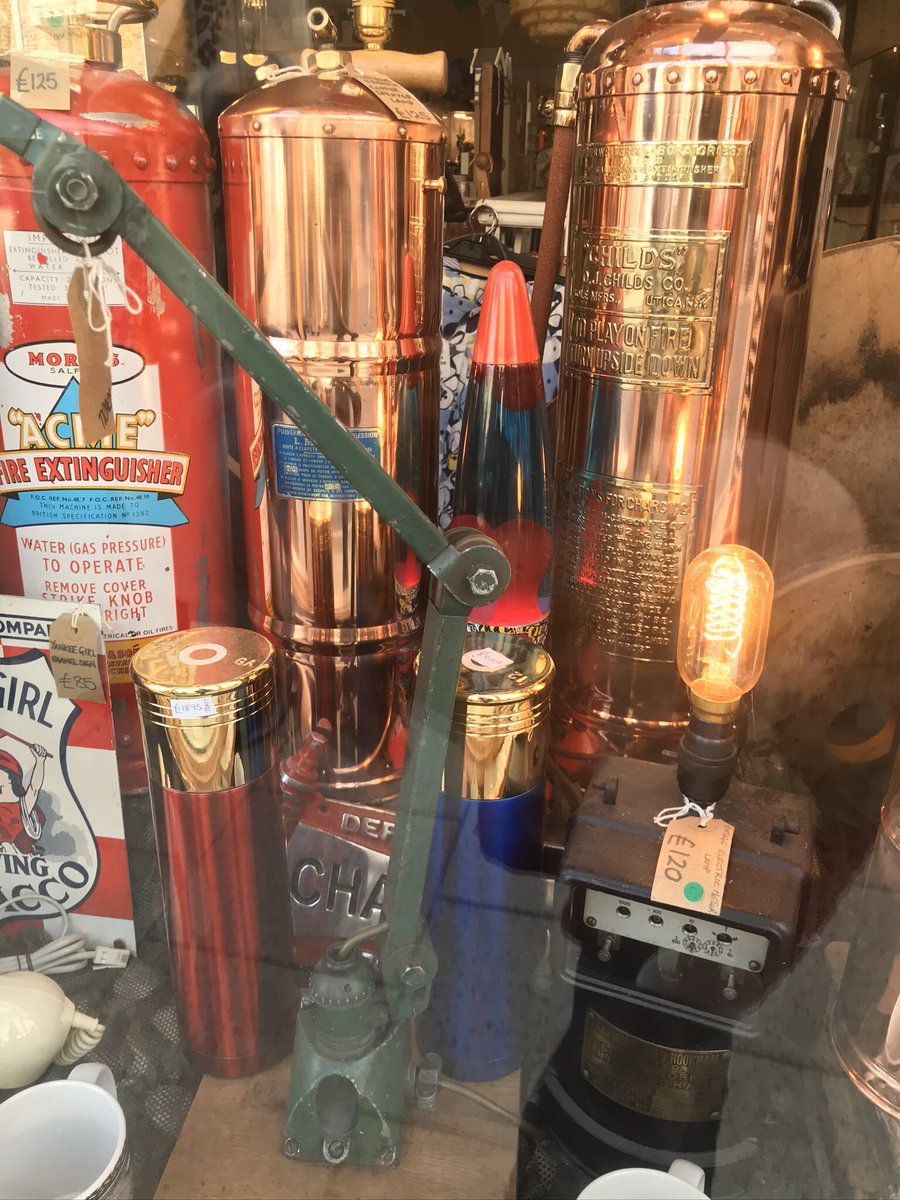 Upcycled lamps galore