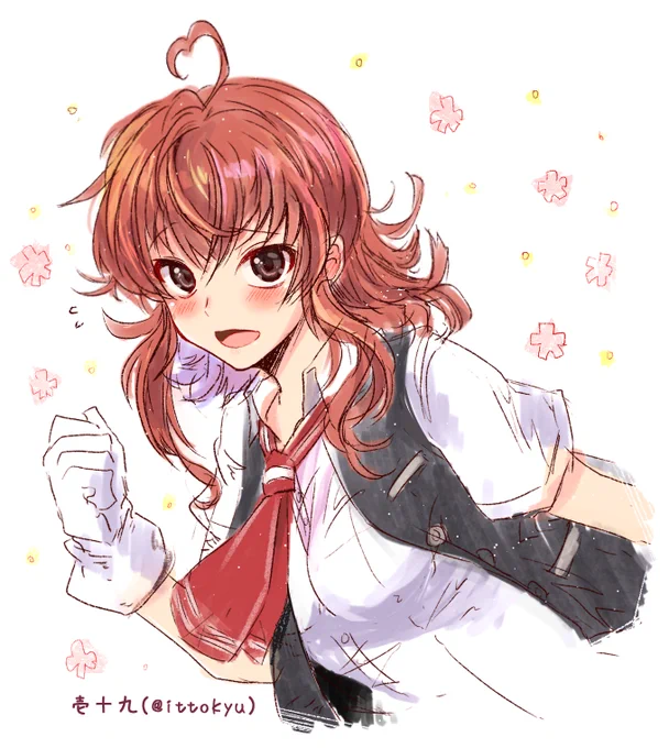 せっかくなので昔に描いた嵐も再掲 #艦これ 