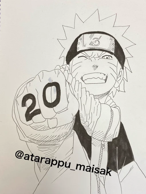 ナルト描いてみました!感想といいねRTお願いします?#NARUTO#うずまきナルト#絵描きさんと繋がりたい 