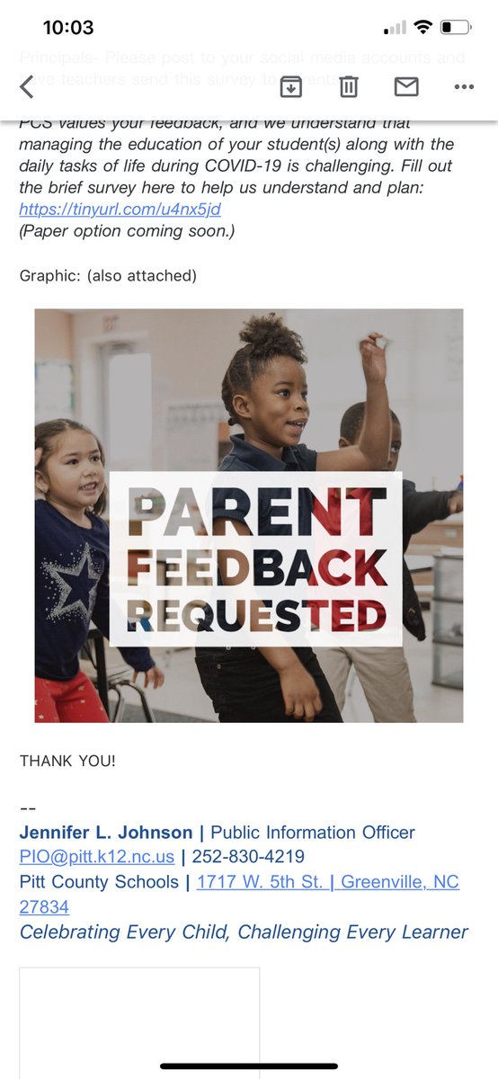PCS values your feedback, and we understand that managing the education of your student(s) along with the daily tasks of life during COVID-19 is challenging. Fill out the brief survey here to help us understand and plan: tinyurl.com/u4nx5jd
(Paper option coming soon.)