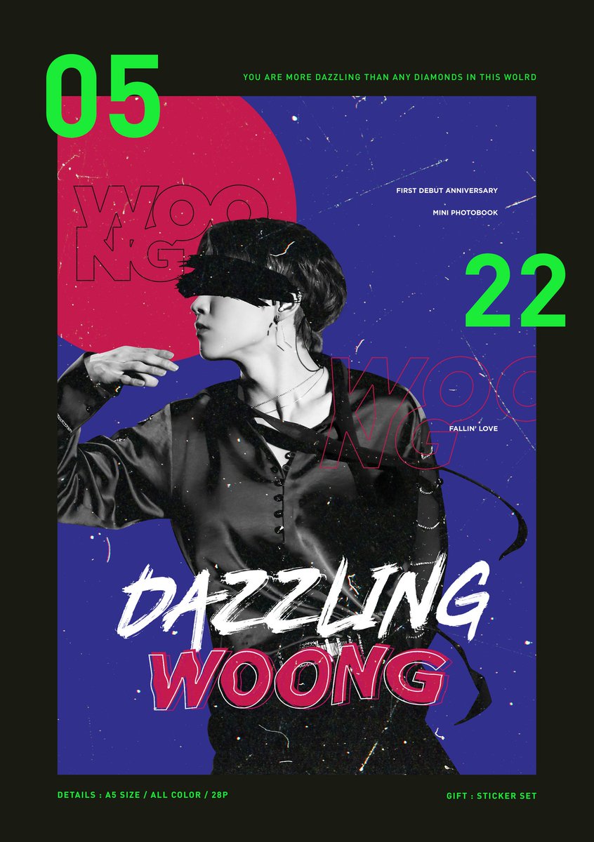 🌸 FALLIN' LOVE EVENT FOR WOONG 1ST DEBUT ANNIVERSARY 🌸

FREE MINI PHOTOBOOK 'DAZZLING WOONG' 💫

➖

신청기간 : 2020/04/28 ~ 2020/05/22 

📝신청폼 : 
forms.gle/X2ZZfWoHkAMKyX…
상세 내용을 폼에 참고하세요.

- For GO please contact via DM

#AB6IX #JEONWOONG #전웅
