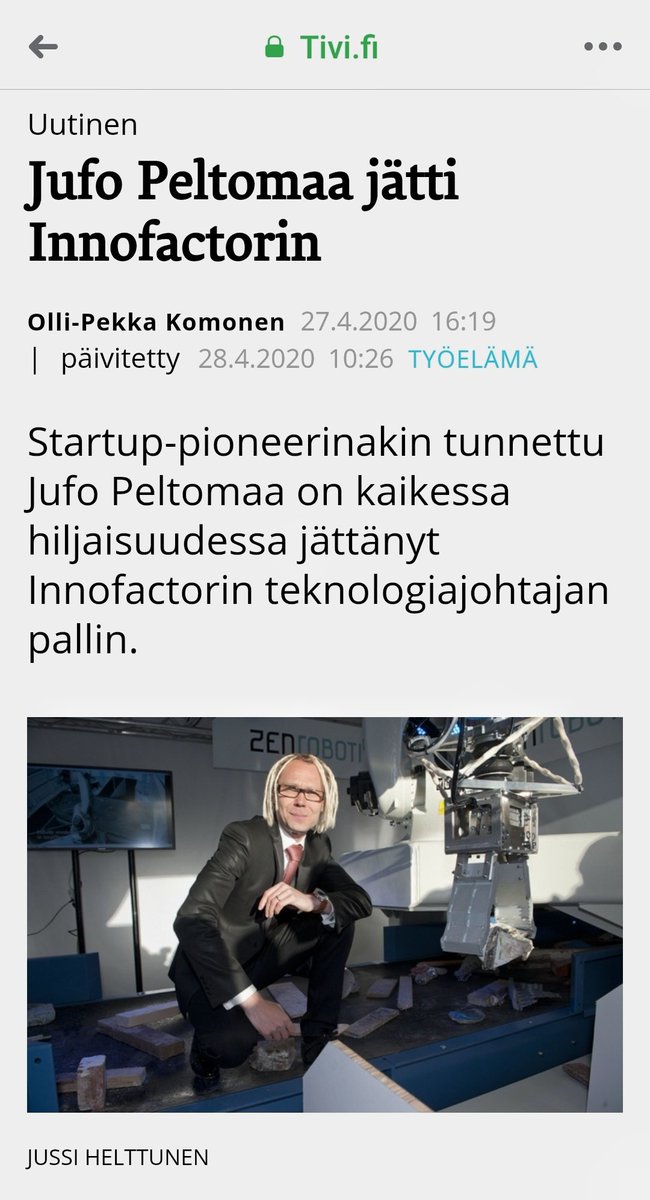 Tyopaikkailmoitukseni, olkaa hyvä. :)
