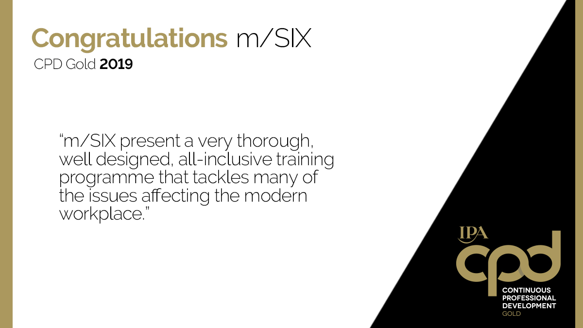 The_IPA's tweet photo. Congratulations to @MSIXagency for achieving #CPDGold 2019! https://t.co/8WRMVZZk89 https://t.co/sizeLVO8Mn