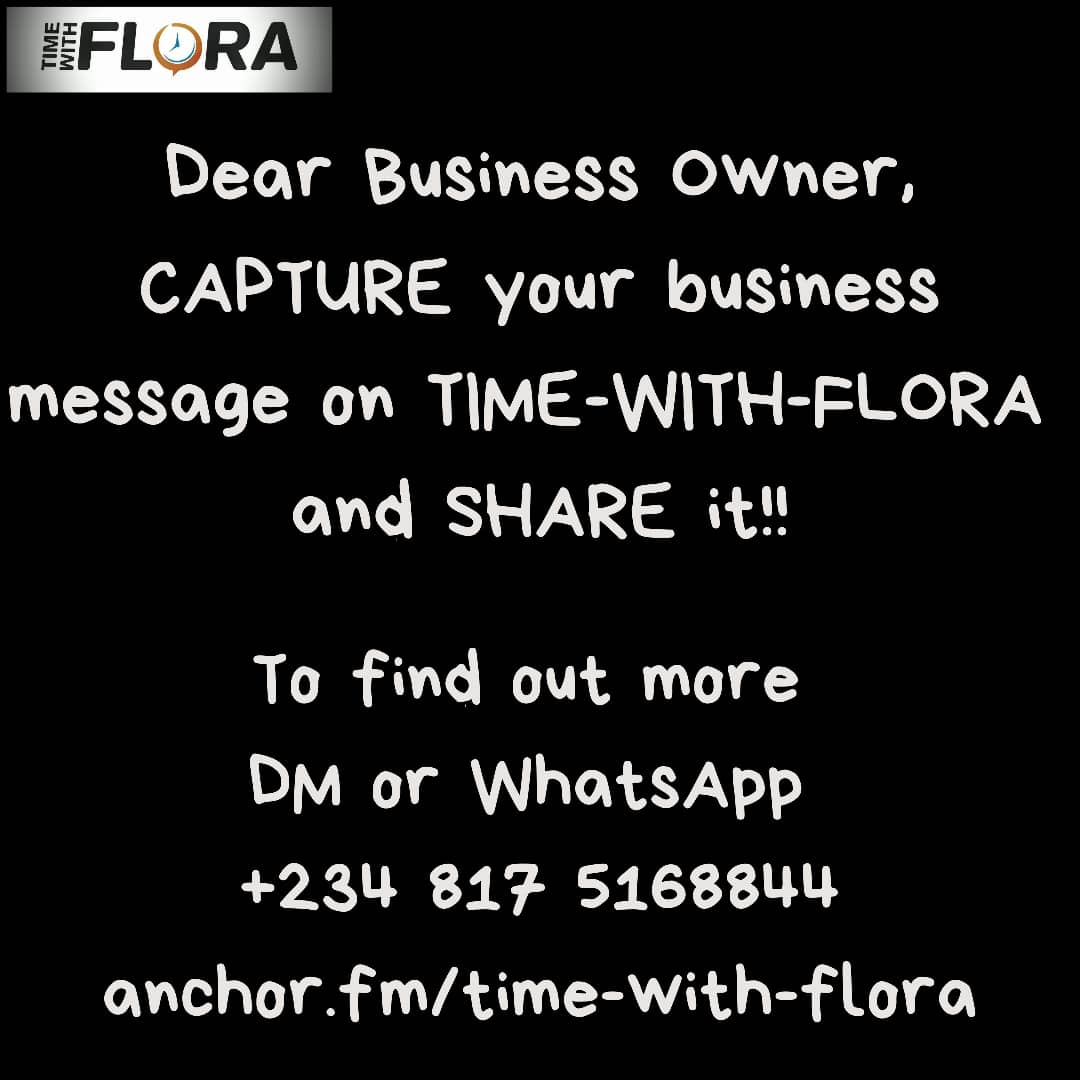 It's amazing what 5mins of sharing your business story and offering can do on audio. Share it!!
#timewithflora #entrepreneur #audio #businessstory