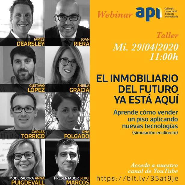 Conoce al API del futuro, te invitamos a este webminar donde descubrirás un nuevo futuro con la participación de nuestro Presidente, Joan Riera. 

bit.ly/35at9je

#agenciainmobiliaria #api #inmobiliario #tecnicasventa #ventas #futuro #tecnologias