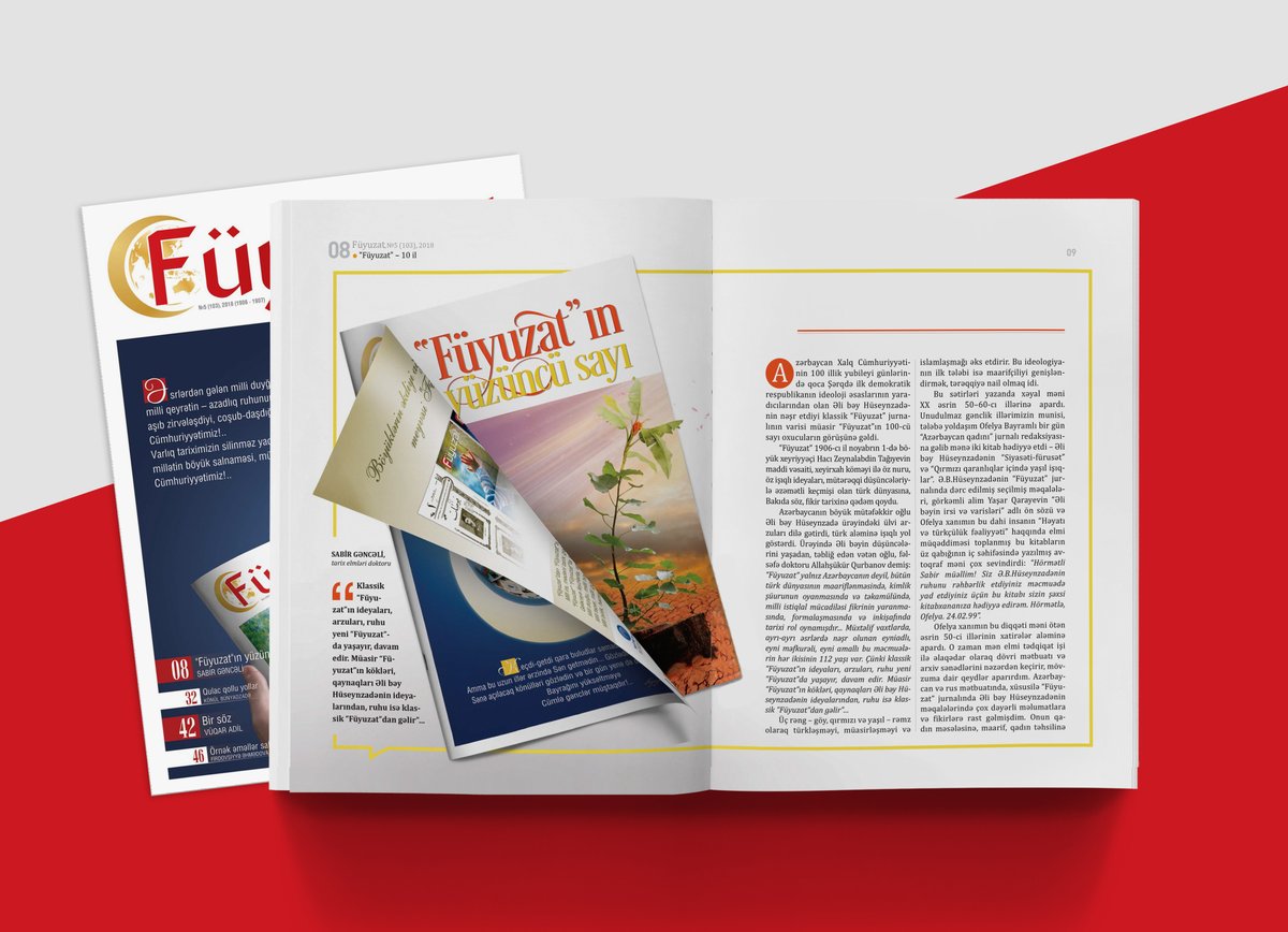 FJurnal's tweet photo. “FÜYUZAT” – 10 İL

“Klassik “Füyuzat”ın ideyaları, arzuları, ruhu yeni “Füyuzat”da yaşayır, davam edir. Müasir “Füyuzat”ın kökləri, qaynaqları Əli bəy Hüseynzadənin ideyalarından, ruhu isə klassik “Füyuzat”dan gəlir...”

Sabir Gəncəli. “Füyuzat”ın yüzüncü sayı”. №5 (103). https://t.co/pcXf7Vt3KD
