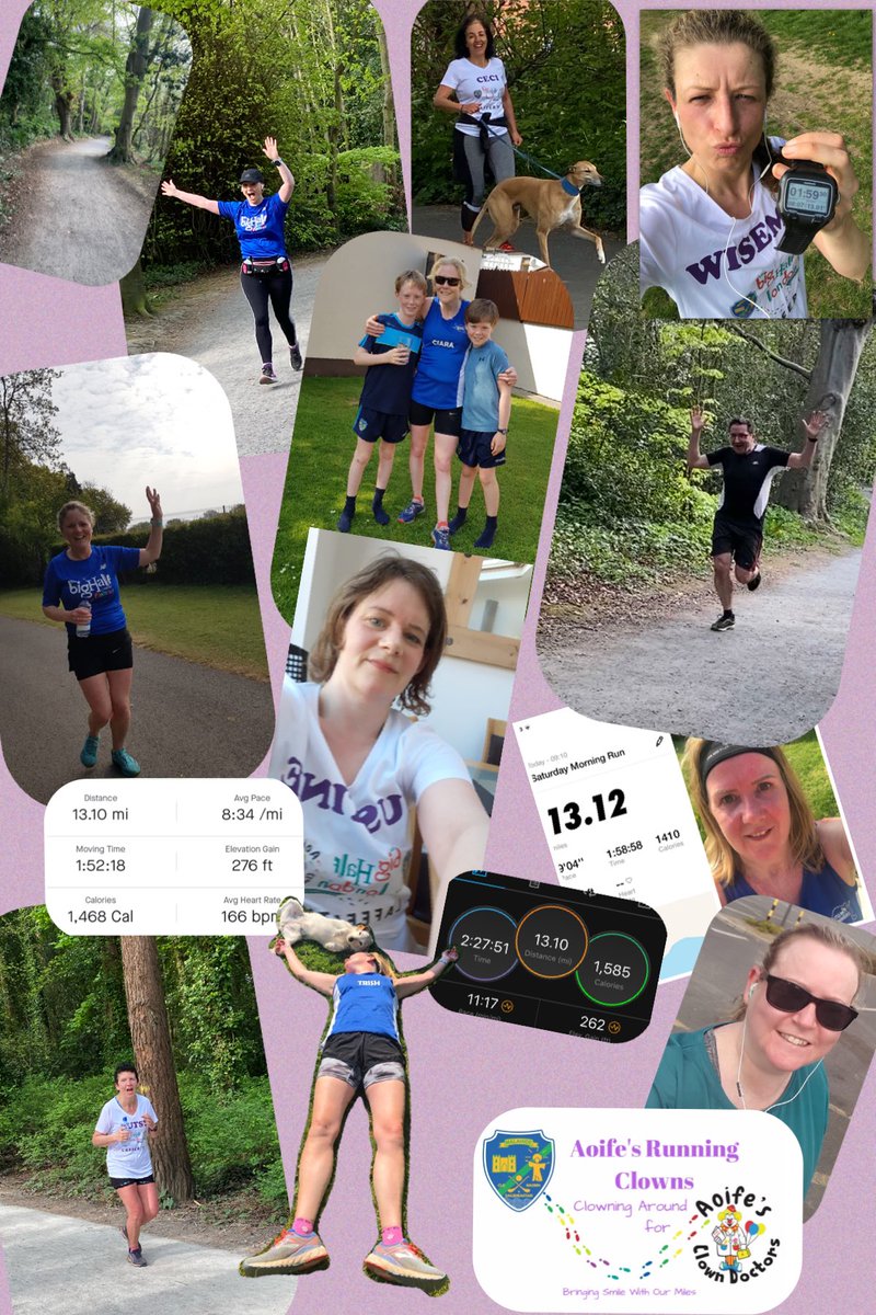 G4MSyls's tweet photo. No half marathon in Madrid last weekend for our 60+ participants so instead many of us safely within the 2km area &amp; ran/walked with smiles. Hopefully Madrid in the future but until then anyone wishing to support contact @aoifeclowndocs
#smileswithourmiles @OfficialSylsGAA https://t.co/lz608JOciI