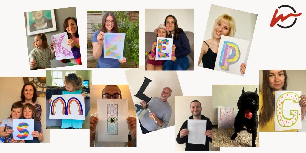 harris_creative's tweet photo. We hope everyone is happy, safe, and well. Keep smiling everyone 😁 #HarrisAtHome https://t.co/clx1rKG39l