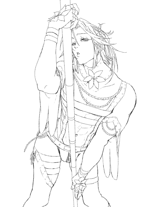 暇で暇で暇で暇で暇で暇で仕方ない人へ。
よろしければ塗り絵にでもどうぞ( ˘ω˘ ) 