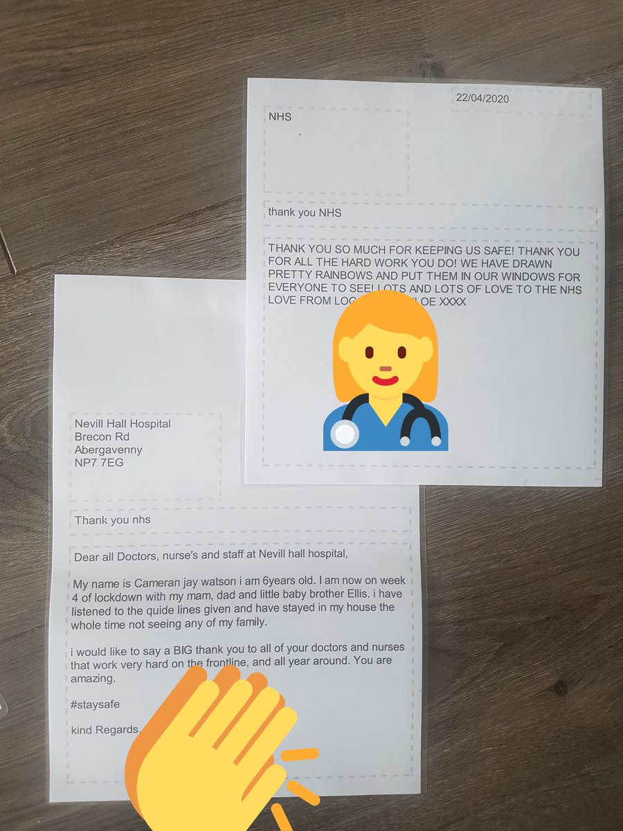 glanhowyprimary's tweet photo. Miss Steele is super proud of all her class for this amazing work. As promised they have been laminated and are being sent to NHH. Bendigedig Pawb. #StaySafeStayHome #homelearning #NHSheroes #Recy1 https://t.co/BjsQRt5AME