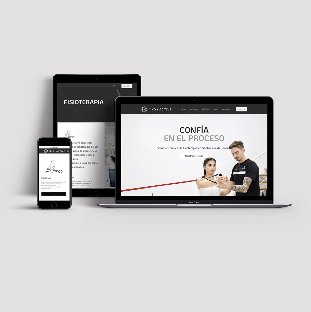 Página #web que diseñamos para Myo·Active Fisioterapia. Para su desarrollo partimos de la estética del local físico e incorporamos elementos característicos de su identidad corporativa, que hace referencia al concepto de tensegridad.

➡️amidi.es/trabajos/myo-a…