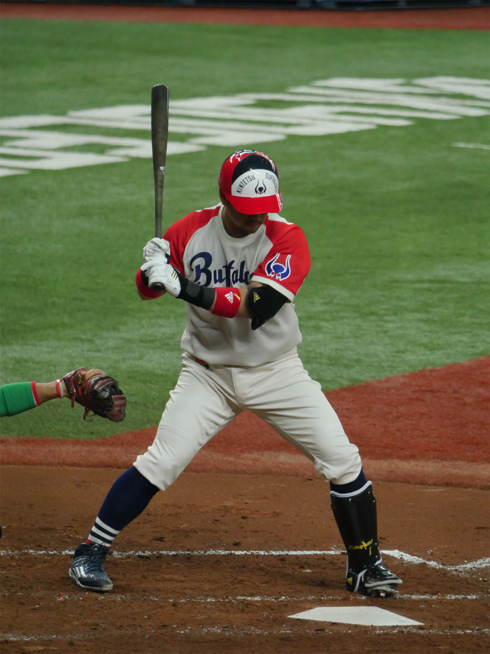現オリックスバッファローズ香月一也選手木製バット 現オリックス