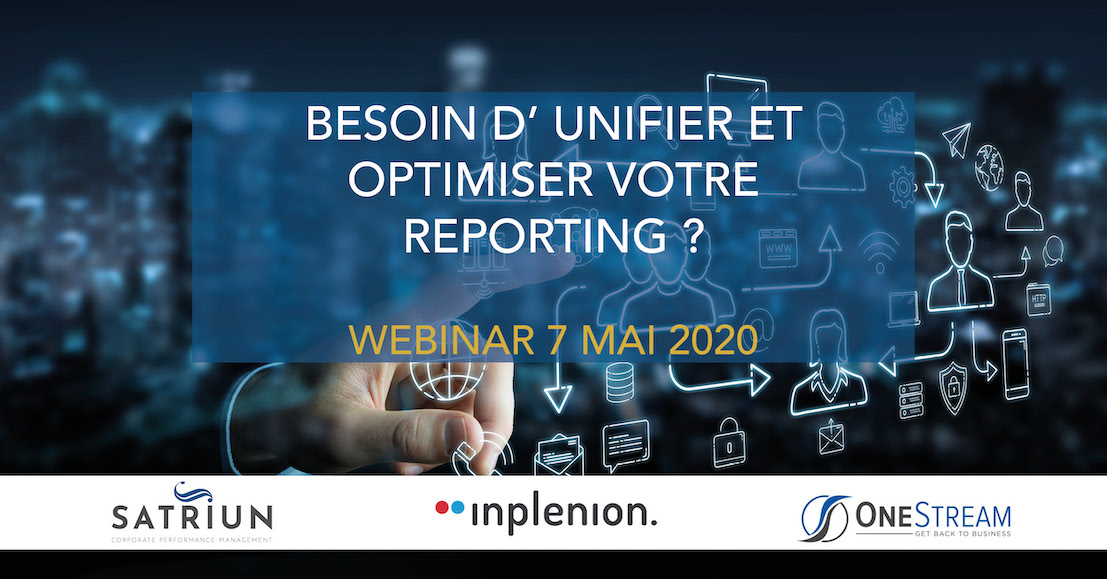 Satriun's tweet photo. [Webinar] Besoin d’optimiser votre reporting ? 
Encore quelques places disponibles pour découvrir les avantages de la solution OneStream XF.
https://t.co/YlA7ufPWRc
#WeAreSatriun #ThePowerOfPerformance #InplenionAG @OneStream_Soft @Inplenion https://t.co/Ceg3BCFV2p