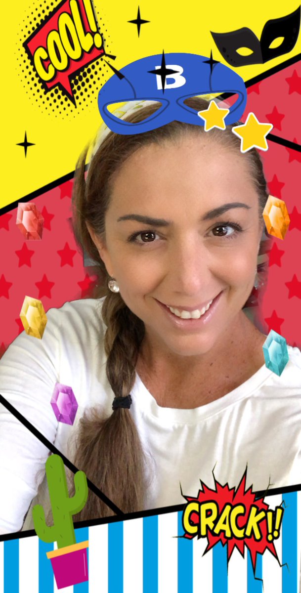 cantey_mrs's tweet photo. Trying to be all Super and Hero-ish today!!! 🤪 CCPS Virtual Spirit Week! #inthistogether #ccps #bcerocks #BforBCE @BCEBobcat #thankssnapchat https://t.co/rMmokGbVun