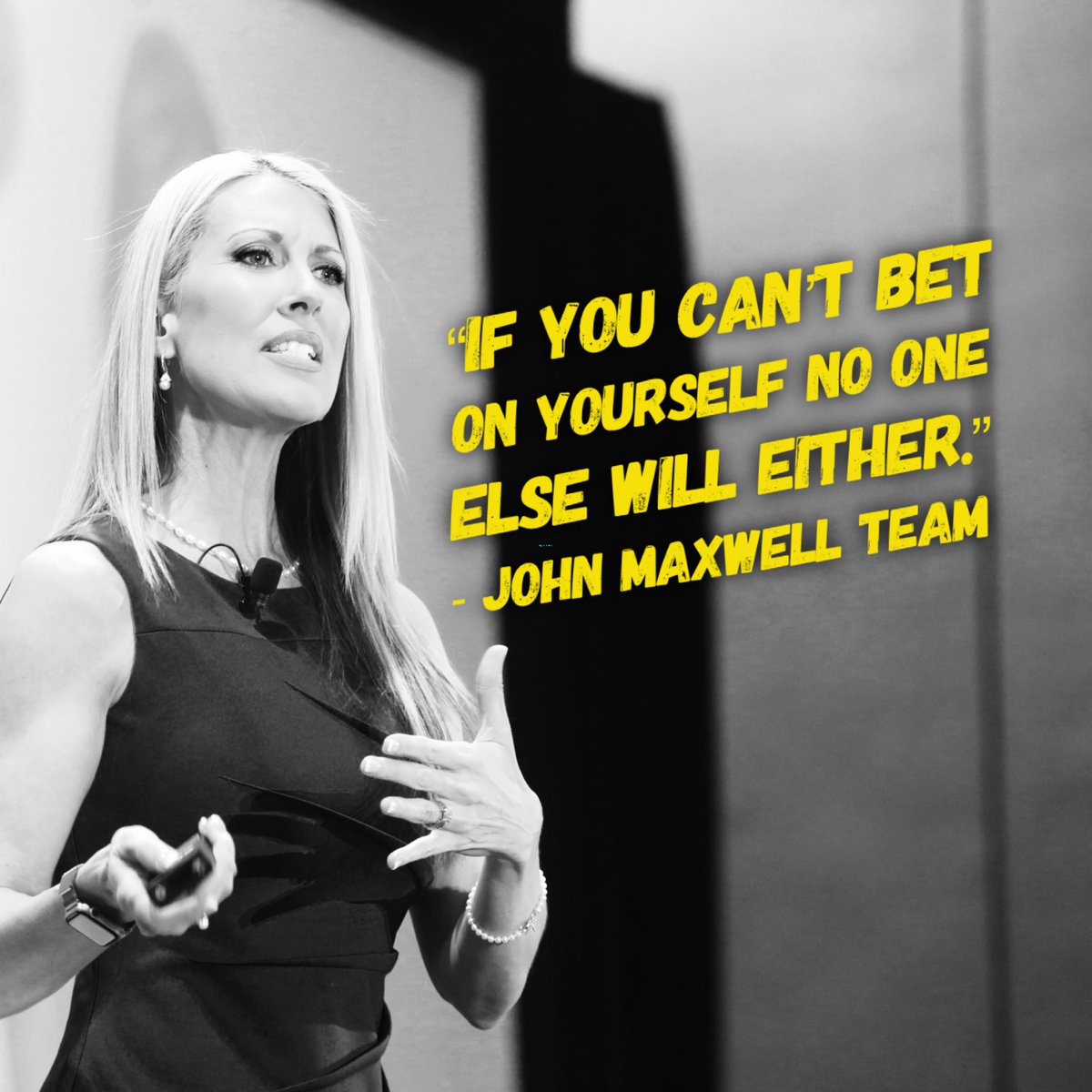 betsyamanning's tweet photo. If you can’t bet on yourself, no one else will either. So take a chance on YOU and trust in your own abilities.
#whynotyou #whynotyouwhynotnow
#impactleader
#makeadifference
#leadershipspeaker
#keynotespeaker
#successspeaker #motivationalspeaker https://t.co/rzvRw8WhEs