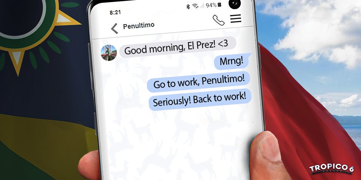 kalypsomedia's tweet photo. With the launch of Spitter, the only governmentally approved Social Media App in Tropico, the public can finally get in on the smartphone revolution.
The Palace has been testing these new devices - including our favourite celebrity... @El_Prez!
#TropicoLeaks #DictatorLife https://t.co/RL78MpDOHT