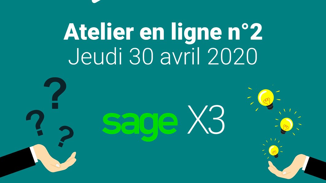 Utilisateurs X3 de la V6 à la V12 
👉 Bénéficiez en direct des conseils et bonnes pratiques de nos consultants #SageX3 pour gérer efficacement les aspects comptables et financiers paramétrables dans l'ERP.
arcanes-informatique.com/2020/04/13/web…