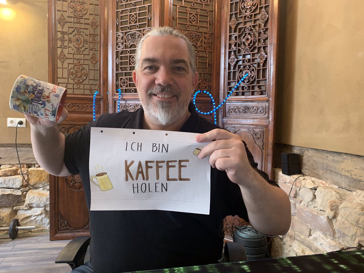 AndreasWitt17's tweet photo. #Digitales Heads-up für dringend benötigte #Kaffeepause in #Coronazeiten und #Onlinemeetings #digitalführend #trumpf https://t.co/qPmP2K8iMr