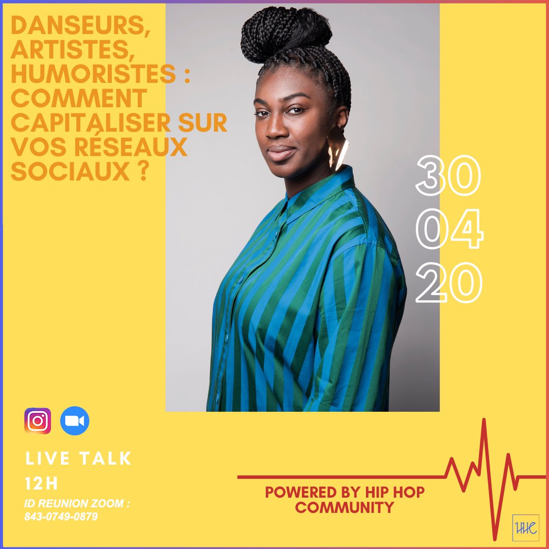 hiphopGarryboo's tweet photo. @Ah_Mais_Lis et moi même allons jacter #SocialMedia et talents ce Jeudi à 12h00 sur #Instagram et sur #Zoom ici : https://t.co/OIhoow0BXx
__
#pvpn #behiphop
@CommunityHop 🔑 https://t.co/eW8mzyMlDZ