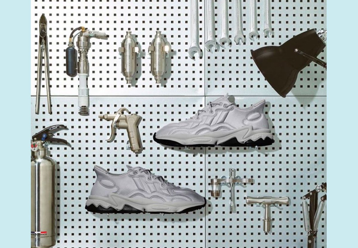 ozweego tech clear granite