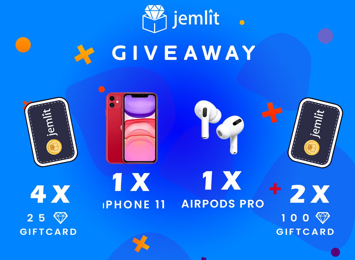 JemlitOfficial's tweet photo. ANNUNCIO GIVEAWAY! 🚀 https://t.co/TwK74BNc3a sta decollando! 🍀

Puoi vincere un iPhone 11 un paio di AirPods Pro e altri premi!

Vai sul nostro sito, partecipa gratuitamente e prova a vincere 💰

https://t.co/684iEA2S50 https://t.co/5sqHtX6YP6